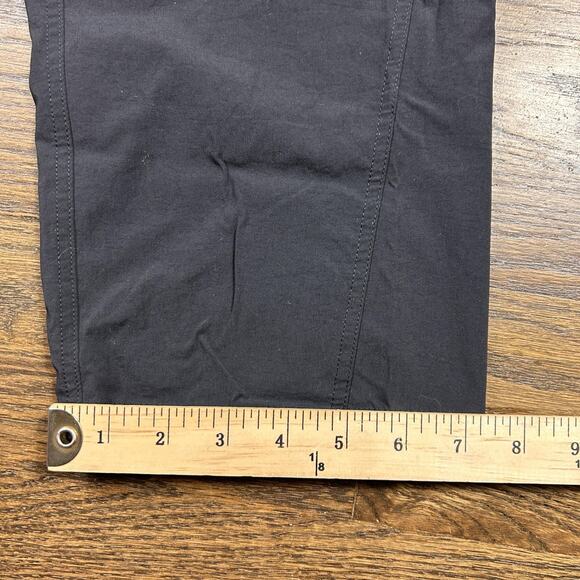 PrAna Pants Womens Medium Black Stretch Hiking Travel Yoga Regular Inseam - Picture 8 of 10
